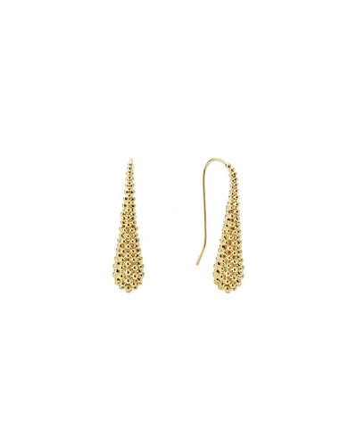 Shop Lagos 18k Gold Caviar Teardrop Earrings