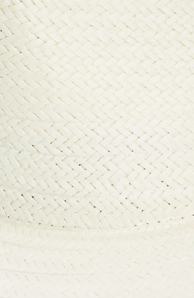 Shop Rag & Bone Packable Straw Fedora - Ivory In Ivory/ Light Beige