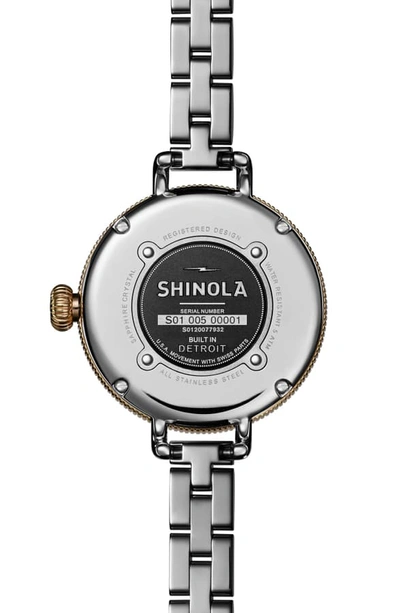Shop Shinola 'the Birdy' Bracelet Watch, 34mm