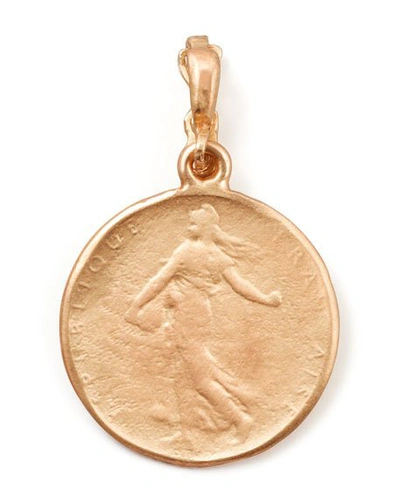 Shop Dominique Cohen 18k Rose Gold Goddess Coin Classic Enhancer