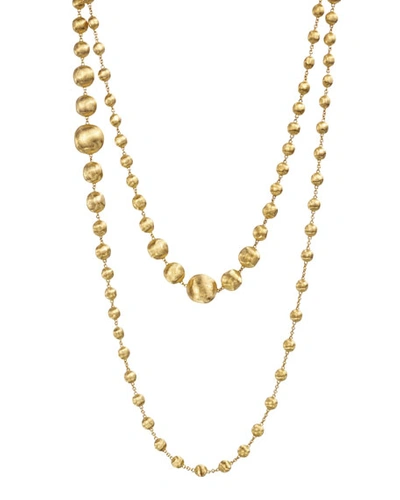 Shop Marco Bicego 18k Gold Africa Necklace, 48"