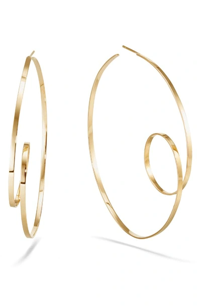Shop Lana Jewelry Casino Mega Loop Hoop Earrings In Yellow Gold