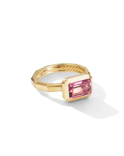 Shop David Yurman Novella 18k Pink Tourmaline Ring