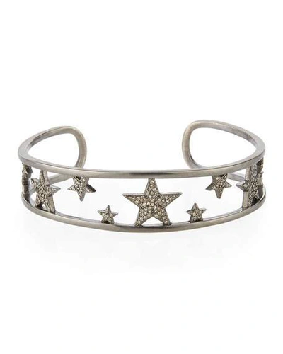 Shop Siena Lasker Pave Diamond Star Cuff Bracelet