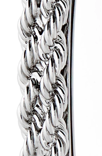 Shop L Erickson Nautical Rope Metal Barrette In Silver