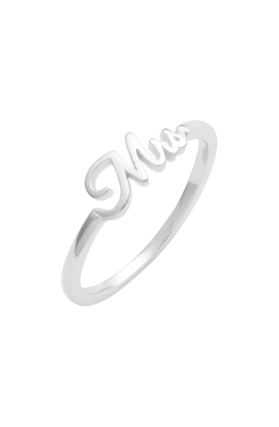 Shop Argento Vivo Mrs Ring In Silver