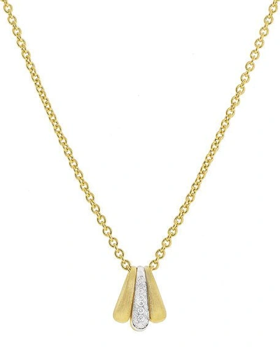 Shop Marco Bicego Lucia 18k Diamond Pendant Necklace
