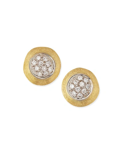 Shop Marco Bicego Jaipur 18k Gold Diamond Stud Earrings