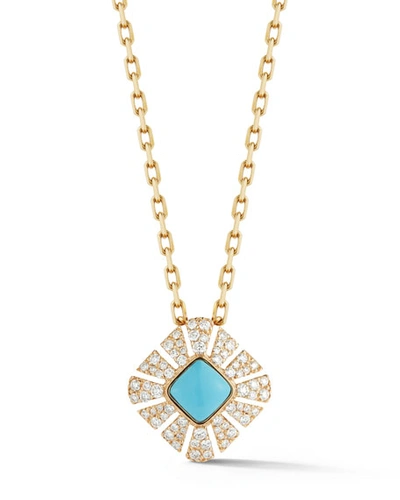 Shop Miseno Vesuvio 18k Diamond & Turquoise Pendant Necklace