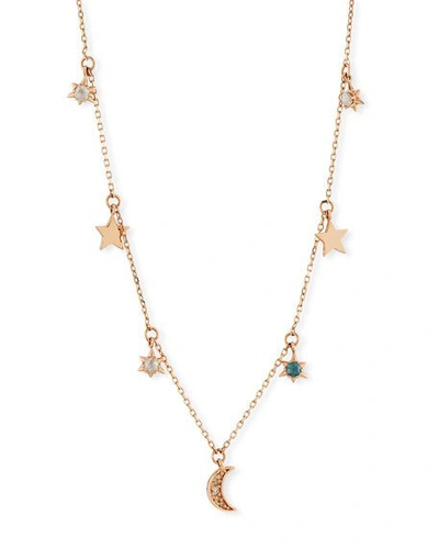 Shop Stevie Wren 14k Celestial Diamond Charm Necklace