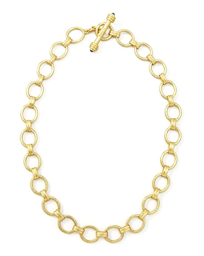 Shop Elizabeth Locke Rimini Gold 19k Link Necklace, 17"l