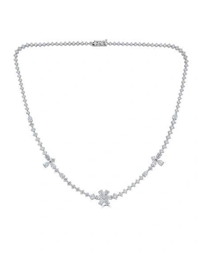 Shop Zydo 18k Luminal Mixed Diamond Necklace