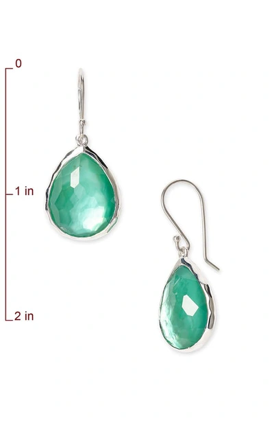 Shop Ippolita 'wonderland' Teardrop Earrings (online Only) In Silver/ Bronze Turquoise