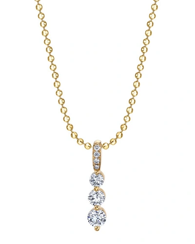 Shop Anita Ko 18k Gold Small Diamond Twiggy Necklace