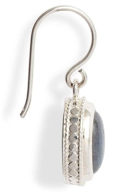 Shop Anna Beck Labradorite Drop Earrings In Silver/ Labradorite