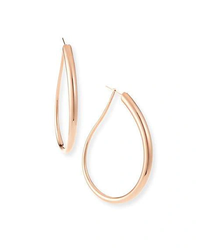 Shop Alberto Milani Millennia 18k Rose Gold Electroform Fancy Oblong Earrings