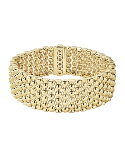 Shop Lagos 18k Gold Bold Caviar Rope Bracelet