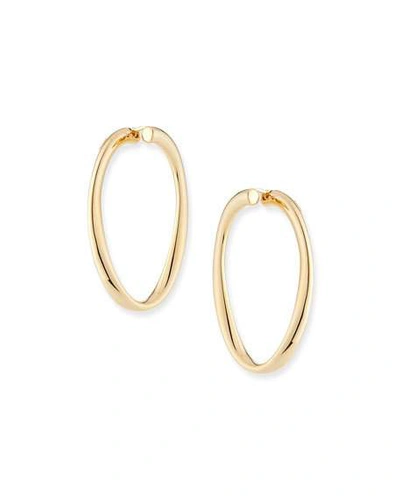 Shop Alberto Milani Millennia 18k Gold Electroform Hoop Earrings