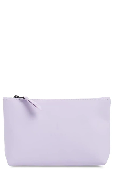 Shop Rains Waterproof Cosmetics Bag In Lavender