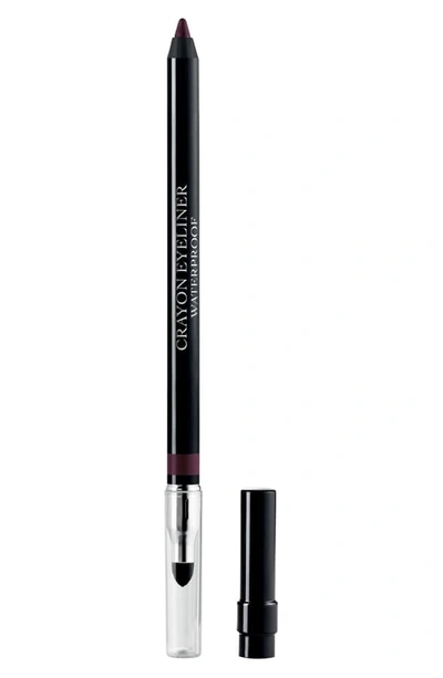 Shop Dior Long-wear Waterproof Eyeliner Pencil In 774 Plum