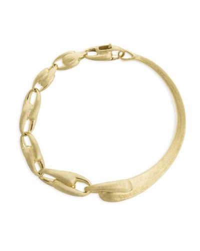 Shop Marco Bicego Lucia 18k Gold Halfway Chain-link Bangle