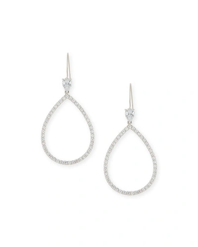 Shop Fantasia By Deserio Open Cz Crystal Teardrop Earrings