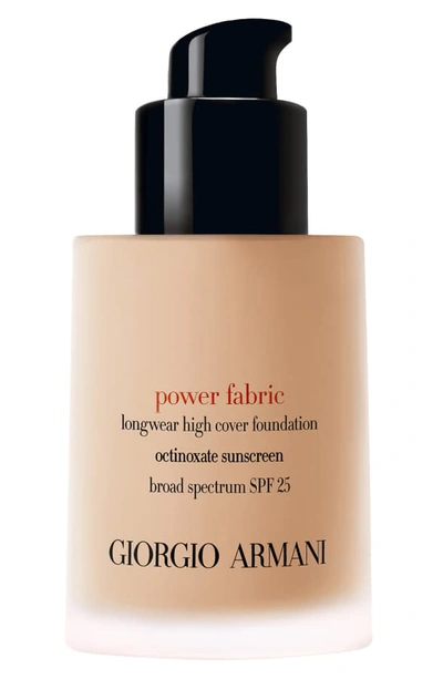 Shop Giorgio Armani Power Fabric Foundation In 03.25