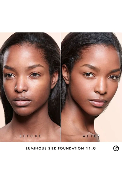 Shop Giorgio Armani Luminous Silk Foundation In No. 11