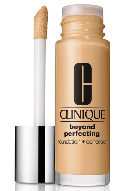Shop Clinique Beyond Perfecting Foundation + Concealer In Cork