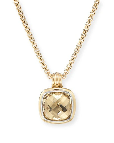 Shop David Yurman Albion Pendant, 14mm In Yellow