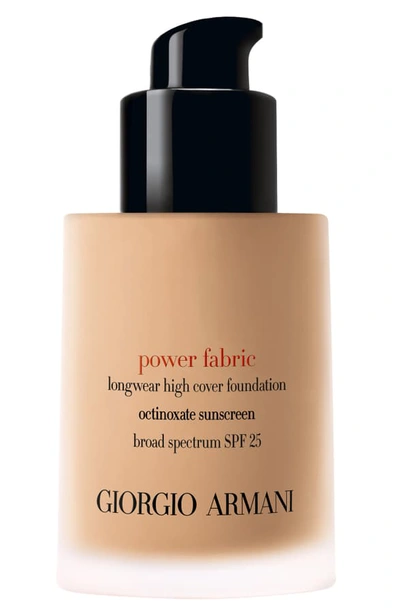Shop Giorgio Armani Power Fabric Foundation In 06.5