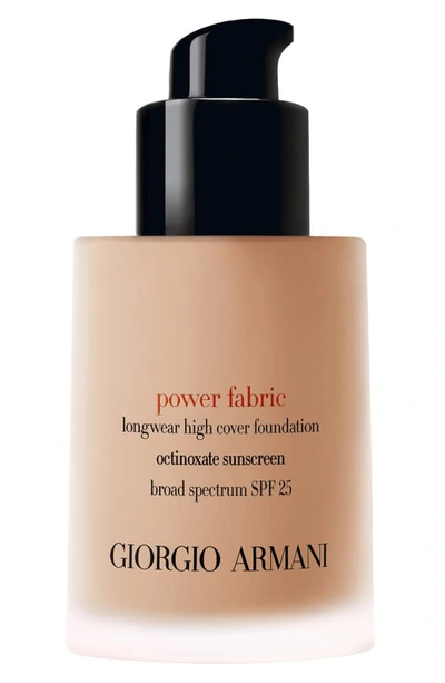Shop Giorgio Armani Power Fabric Foundation In 05.25