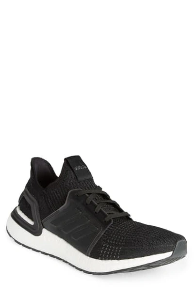 Shop Adidas Originals Ultraboost 19 Running Shoe In Core Black/ Core Black/ White