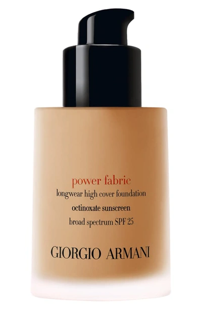 Shop Giorgio Armani Power Fabric Foundation In 07.25