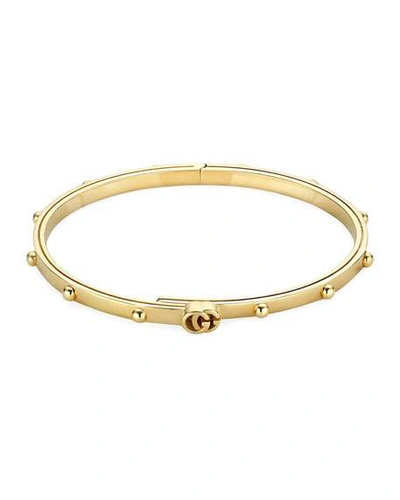 Shop Gucci Running-g 18k Gold Bracelet
