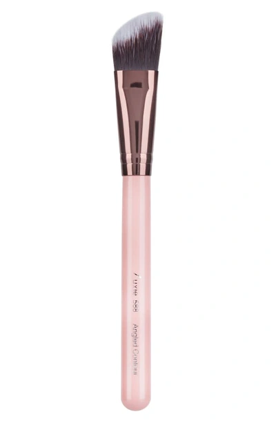 Shop Luxie 588 Rose Gold Angled Contour Face Brush