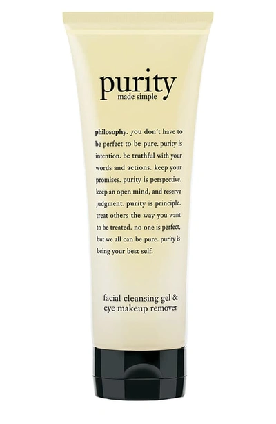 Shop Philosophy 'purity Made Simple' Facial Cleansing Gel & Eye Makeup Remover, 7.5 oz