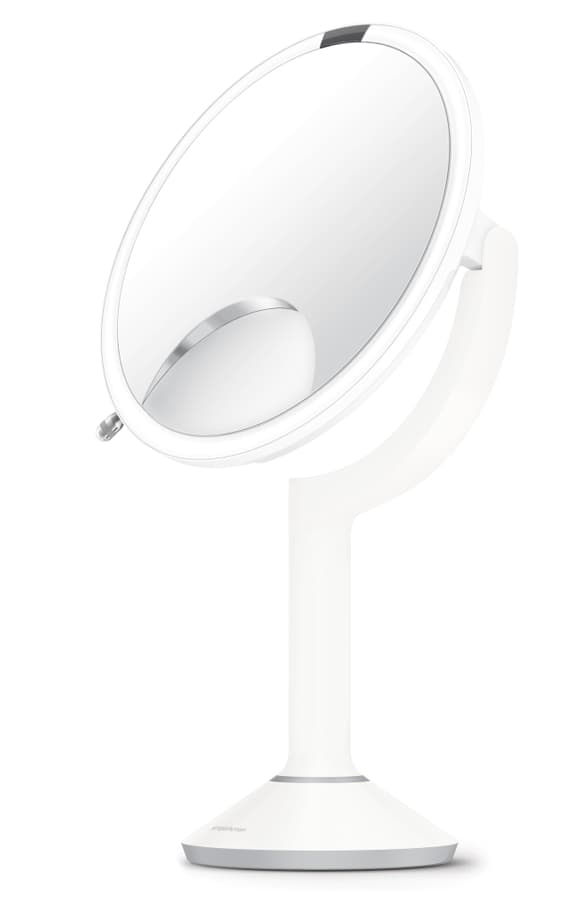 Simplehuman Trio Eight Inch Multimagnification Sensor Makeup Mirror In