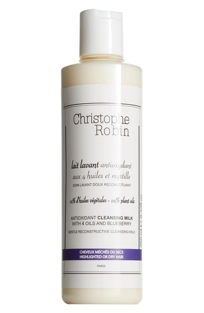 Shop Christophe Robin Antioxidant Cleansing Milk Shampoo With 4 Oils And Blueberry