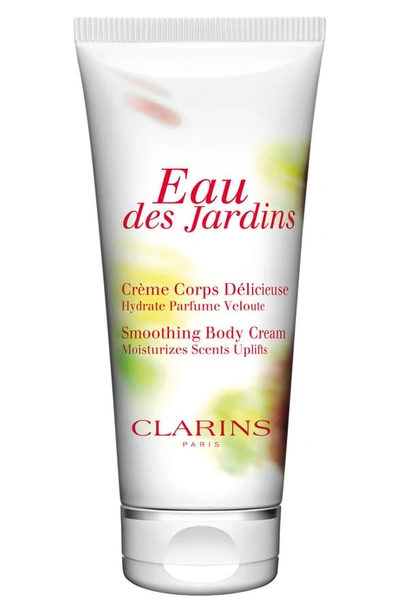 Shop Clarins Eau Des Jardins Smoothing Body Cream, 6.7 oz