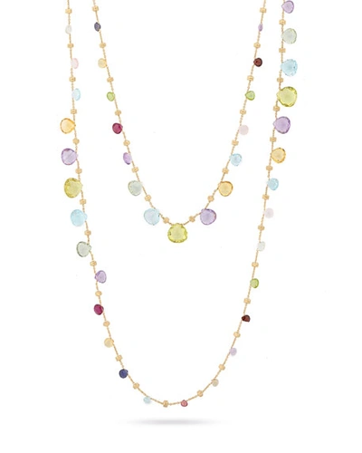 Shop Marco Bicego Paradise Long Mixed-stone Necklace, 48"