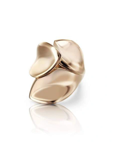 Shop Pasquale Bruni Giardini Segreti 18k Rose Gold Wrapped Ring