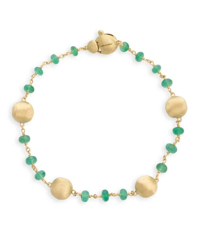Shop Marco Bicego 18k Gold Africa Emerald Bracelet