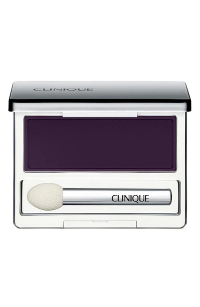 Shop Clinique All About Shadow(tm) Single Eyeshadow In Graphite