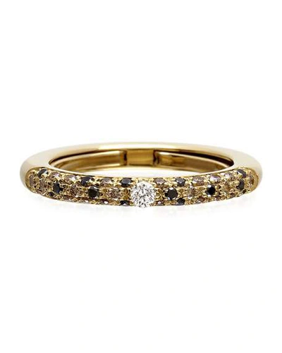 Shop Adolfo Courrier Never Ending 18k Gold Diamond & Tsavorite Ring, Adjustable Sizes 6-8