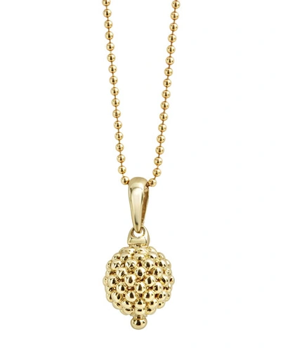 Shop Lagos 18k Gold Caviar Ball Pendant Necklace