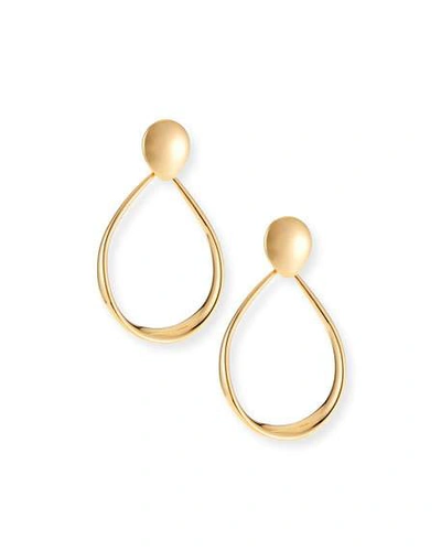 Shop Alberto Milani Millennia 18k Gold Electroform Oval Earrings