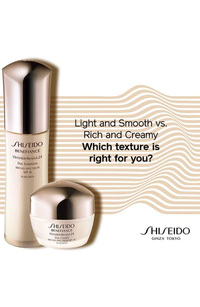 Shop Shiseido Benefiance Wrinkleresist24 Day Emulsion Spf 18