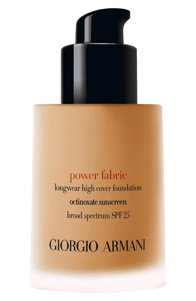 Shop Giorgio Armani Power Fabric Foundation In 07.75