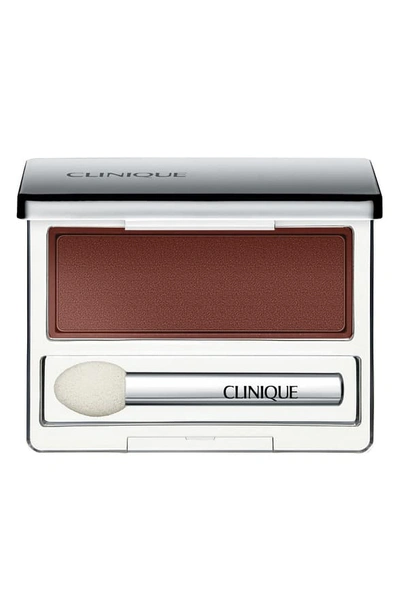 Shop Clinique All About Shadow(tm) Single Eyeshadow In Black Honey